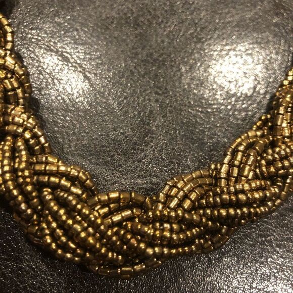 Gold Plated Chunk Necklace - Picture 2 of 2